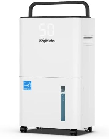 HOGARLABS 3500 Sq. Ft 50 Pint Energy Star Dehumidifier for Home Basements