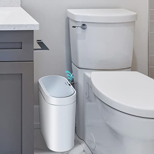 JOYBOS Bathroom Trash Can,3 Gallon Waterproof Automatic Smart Bathroom