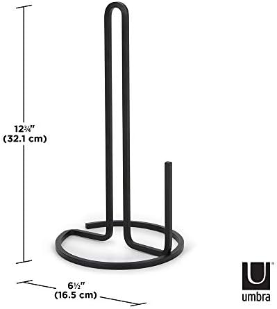 Umbra Squire Paper Towel Holder Stand, Metal Dispenser for Kitchen or Bathroom - Image 2