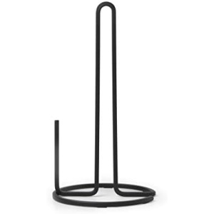 Umbra Squire Paper Towel Holder Stand, Metal Dispenser for Kitchen or Bathroom
