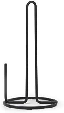 Umbra Squire Paper Towel Holder Stand, Metal Dispenser for Kitchen or Bathroom