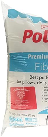 Poly-Fil PF16B Premium Fiber Fill 16 Ounce Bag, White - Image 2