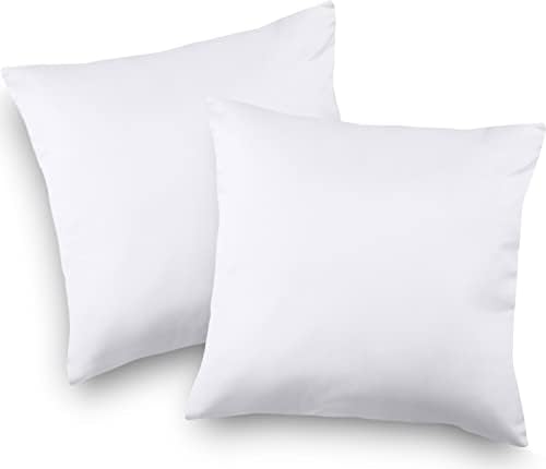 Utopia Bedding Throw Pillows (Pack of 2, White) - 18 x 18 Inches Bed and Couch - Image 2