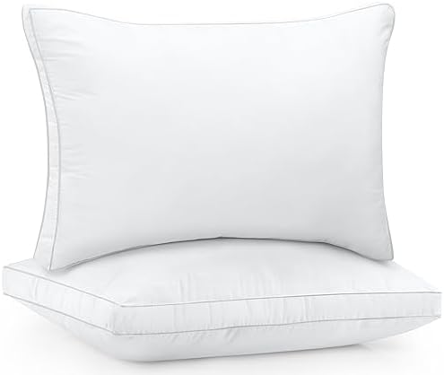 Utopia Bedding Bed Pillows for Sleeping Queen Size 2 Pack (White), Hotel Quality