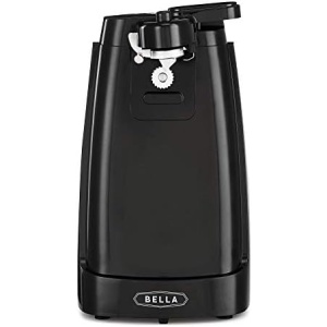 BELLA Electric Can Opener and Knife Sharpener, Multifunctional Jar and Bottle