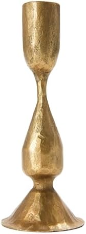 Creative Co-Op Hand-Forged Metal Taper, Antique Brass Finish Candle Holder - Image 8
