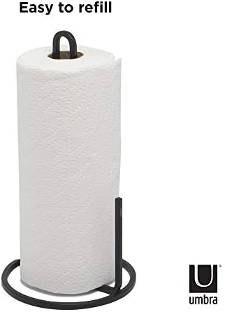 Umbra Squire Paper Towel Holder Stand, Metal Dispenser for Kitchen or Bathroom - Image 5