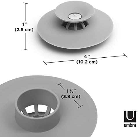 Umbra Flex Drain Stop/Hair Catcher, Grey - Image 2