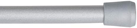 Kenney KN631/9 Spring Tension Curtain Rod, 28 to 48", Pewter