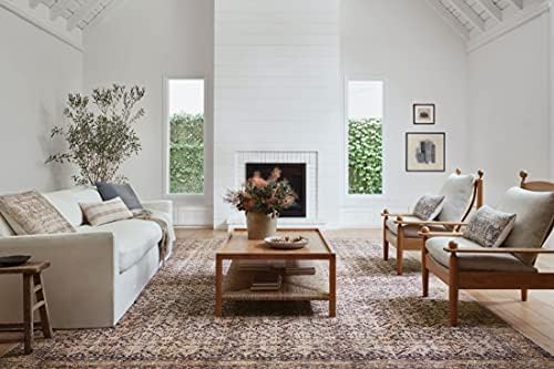 Amber Lewis x Loloi Billie Collection BIL-01 Ink / Salmon 7'-6" x 9'-6" Area Rug - Image 12