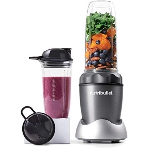 Nutri Bullet NB50100C Pro 1000 Single Serve Blender (1000W) 7-Piece Set, Dark