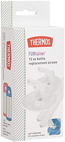 Thermos Replacement Straws for 12 Ounce Funtainer Bottle, Clear