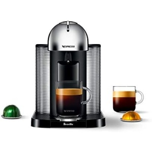 Nespresso Vertuo Coffee and Espresso Machine by Breville - Chrome