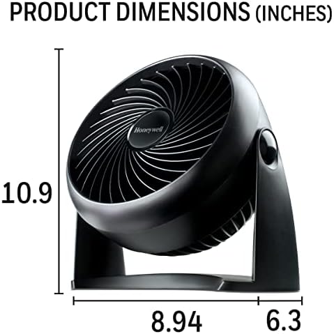 Honeywell HT900C 7" TurboForce® POWER+ Desk/Table Fan, Air Circulator - Image 2