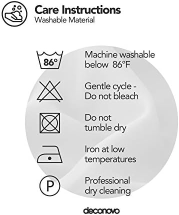 Deconovo Decorative Blackout Curtain Window Treatment Drapery Grommet Thermal - Image 5