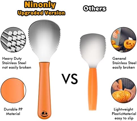 Pumpkin Carving Tools, Halloween 9 Pcs Professional Pumpkin Carving Kit - Image 3