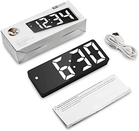 AMIR Digital Alarm Clock, LED Clock for Bedroom, Electronic Desktop Clock - Image 6