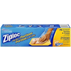 Ziploc Perfect Portions Portioning Bags - 75 Count