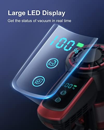 Cordless Vacuum Cleaner, 350W Stick Vacuum Cleaner with 30KPA Powerful Suction - Image 3