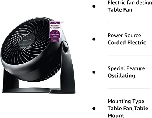 Honeywell HT900C 7" TurboForce® POWER+ Desk/Table Fan, Air Circulator - Image 12