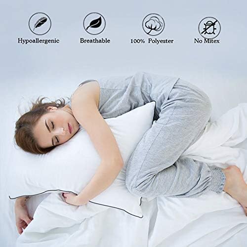 Pillows Queen Size 2 Pack for Sleeping, Soft and Supportive Bed Pillow for Side - Image 6