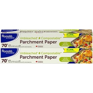 Reynolds Kitchens Unbleached Parchment Paper 12"x 70' 2-Pack, White