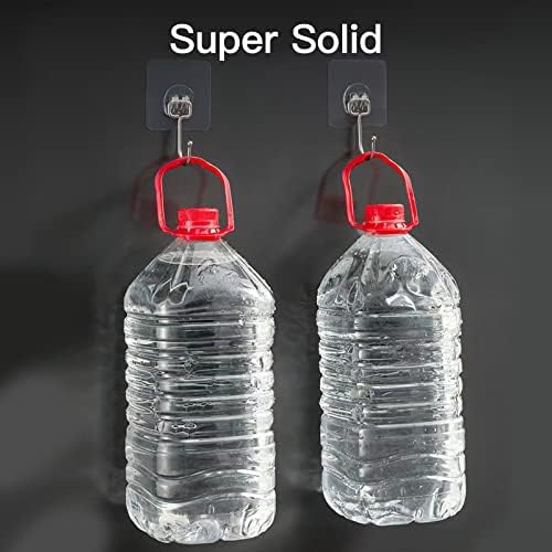 Large Adhesive Hooks for Hanging Heavy-Duty 44Ib(Max) 10 Packs, Wall Hooks - Image 5