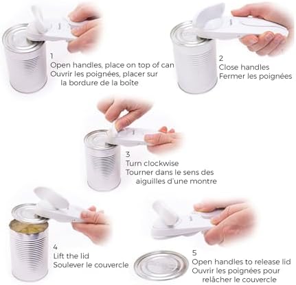 Starfrit 093208 Little Beaver Can Opener, White - Image 2