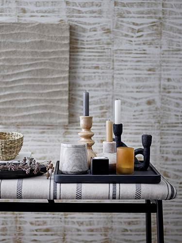 Bloomingville Resin Taper, Black Candle Holder - Image 4