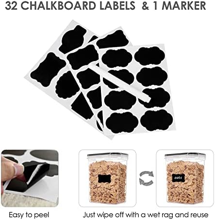 Vtopmart 32pcs Food Storage Container Set, Kitchen & Pantry Organizers - Image 5