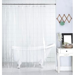 Home Beyond & HB design - PEVA Shower Curtain Liner with Metal Grommets
