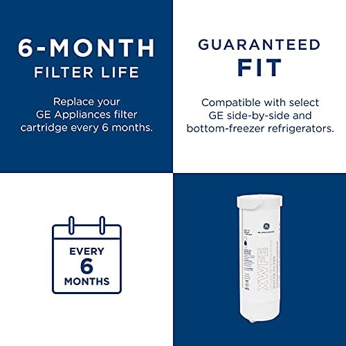GE XWFE Refrigerator Water Filter | Certified to Reduce Lead, Sulfur, and 50+ - Image 4