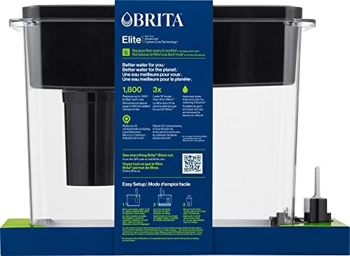 Brita Extra Large 27 Cup Filtered Water Dispenser with 1 Brita Elite Filter - Image 8