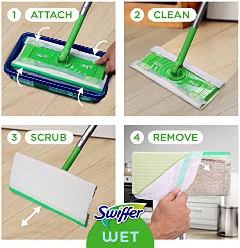 Swiffer Sweeper Wet Mopping Pad, Multi Surface Cleaner Refills For Floor Mop - Image 4