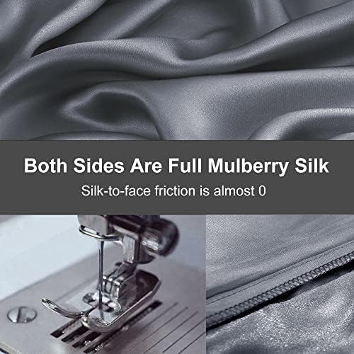 Ravmix 100% Mulberry Silk Pillowcase for Hair and Skin with Hidden Zipper - Image 6