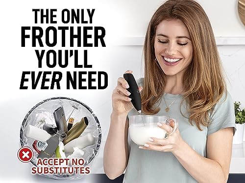 Zulay Powerful Milk Frother Handheld Foam Maker for Lattes - Whisk Drink Mixer - Image 6