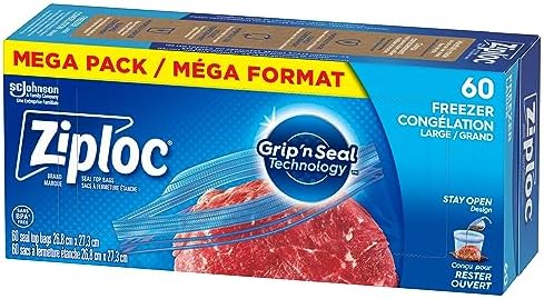 Ziploc Large Food Storage Freezer Bags, Grip 'n Seal Technology for Easier Grip - Image 9