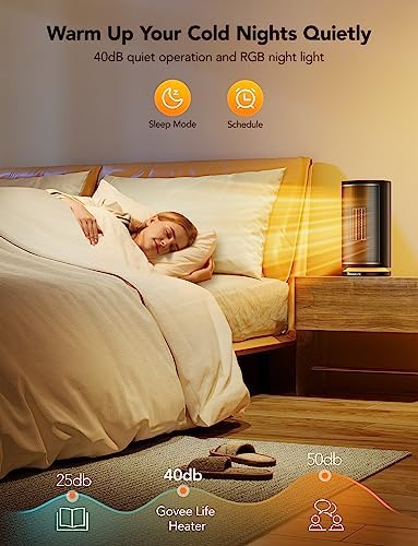 Govee Life Smart Space Heater, Electric Space Heater with Thermostat, Wi-Fi - Image 5