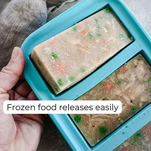 Souper Cubes 1-Cup Extra-Large Silicone Freezing Tray With Lid - Image 2