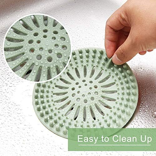 Hair Catcher Durable Silicone Hair Stopper Shower Drain Covers Easy to Install - Image 6