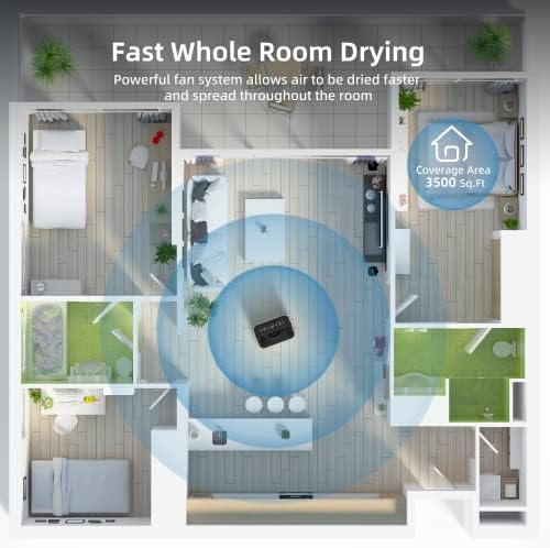 HOGARLABS 3500 Sq. Ft 50 Pint Energy Star Dehumidifier for Home Basements - Image 5