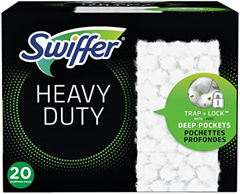 Swiffer Sweeper Dry Dust Mop Refills, Heavy Duty Dusters for Cleaning,