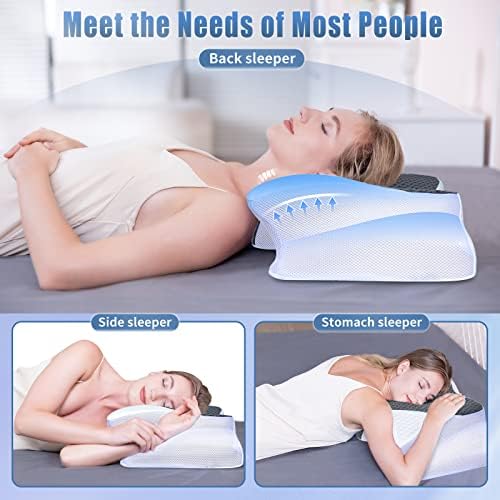 SAHEYER Cervical Pillow for Neck and Shoulder Pain Relief, Odorless Heated Neck - Image 6