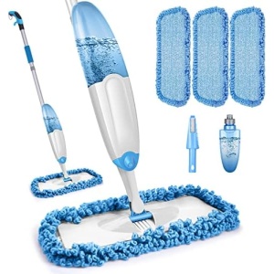Microfiber Spray Mop for Floor Cleaning, TINA&TONY Hardwood Floor Mop Spray Dry