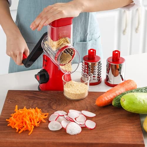 Geedel Kitchen Cheese Grater, Rotary Mandoline Vegetable Slicer - Image 7