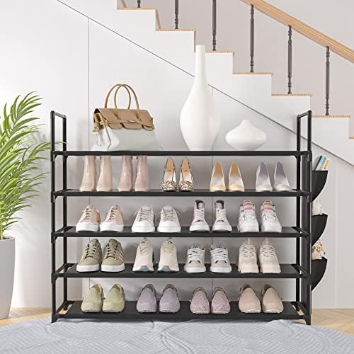 Shoe Rack 5 Tier Shoe Organizer Shoe Storage 20-25 Pairs Shoe Rack for Closet - Image 9