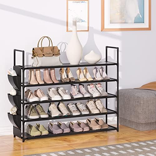 Shoe Rack 5 Tier Shoe Organizer Shoe Storage 20-25 Pairs Shoe Rack for Closet - Image 7