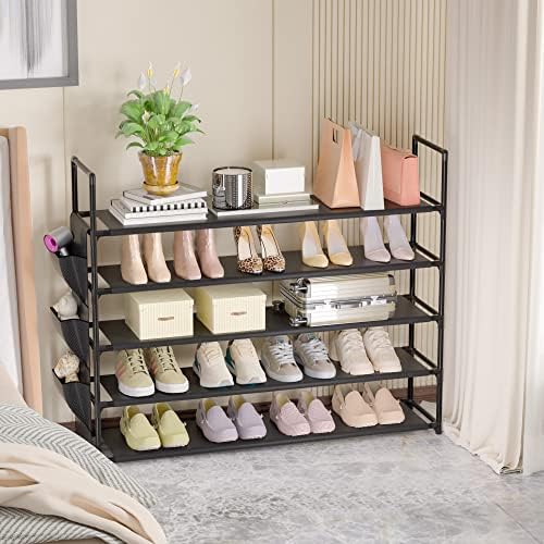 Shoe Rack 5 Tier Shoe Organizer Shoe Storage 20-25 Pairs Shoe Rack for Closet - Image 6