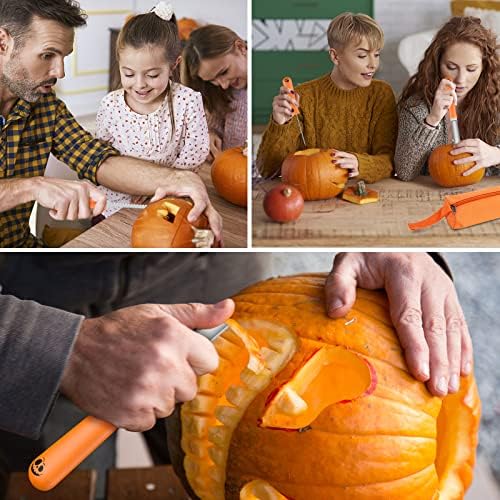 Pumpkin Carving Tools, Halloween 9 Pcs Professional Pumpkin Carving Kit - Image 7