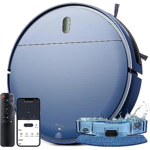 Robot Vacuum and Mop Combo, Robotic Vacuum Cleaner with Schedule